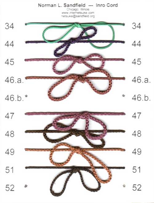 Inro Cord Swatches : 34-52
